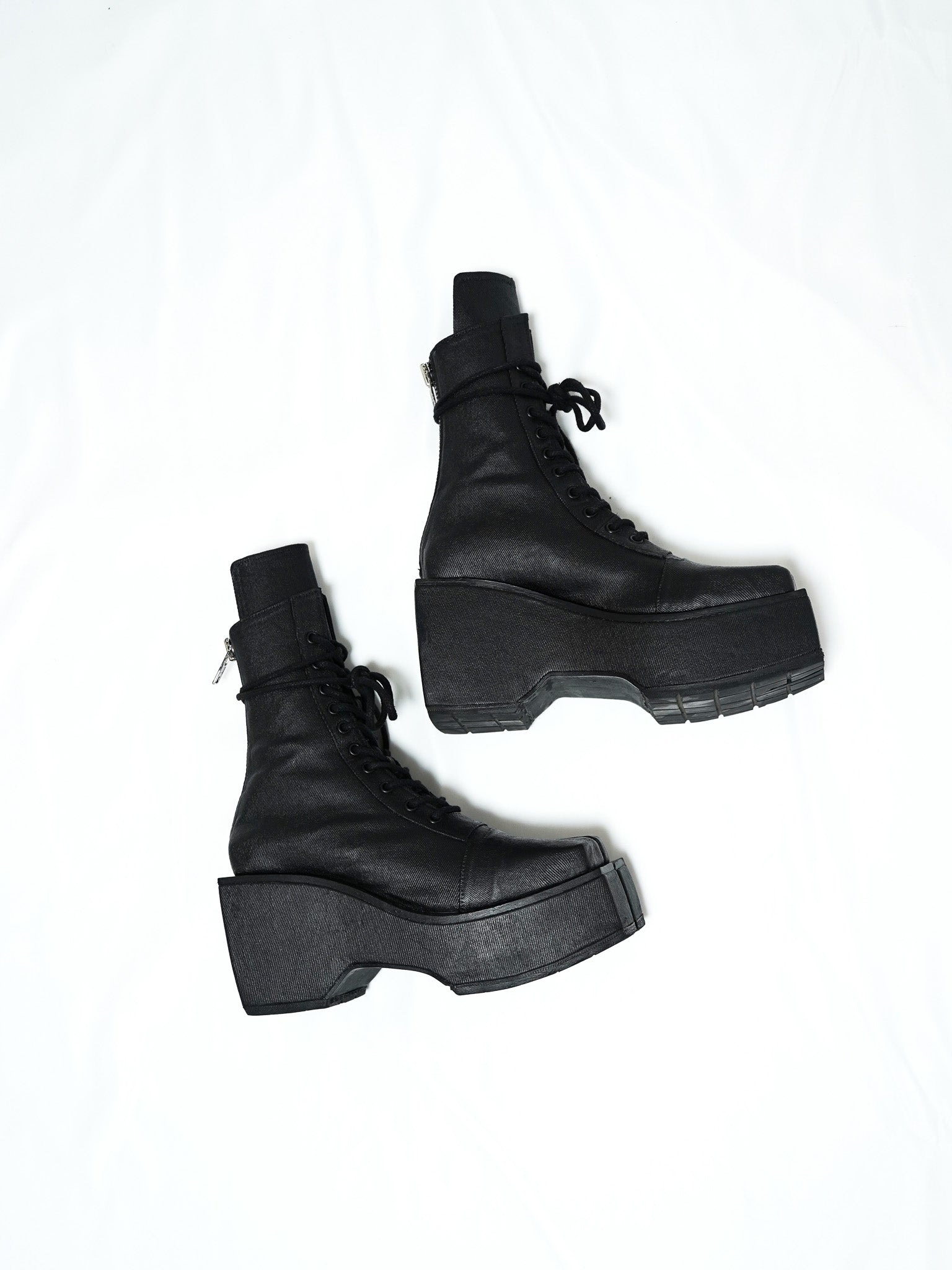 Denim Platform Tabi Boots 2024AW