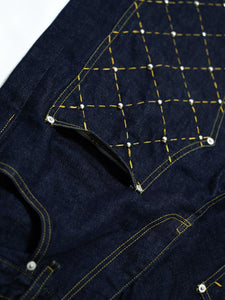 Double Knee Sashiko Jeans 2024AW