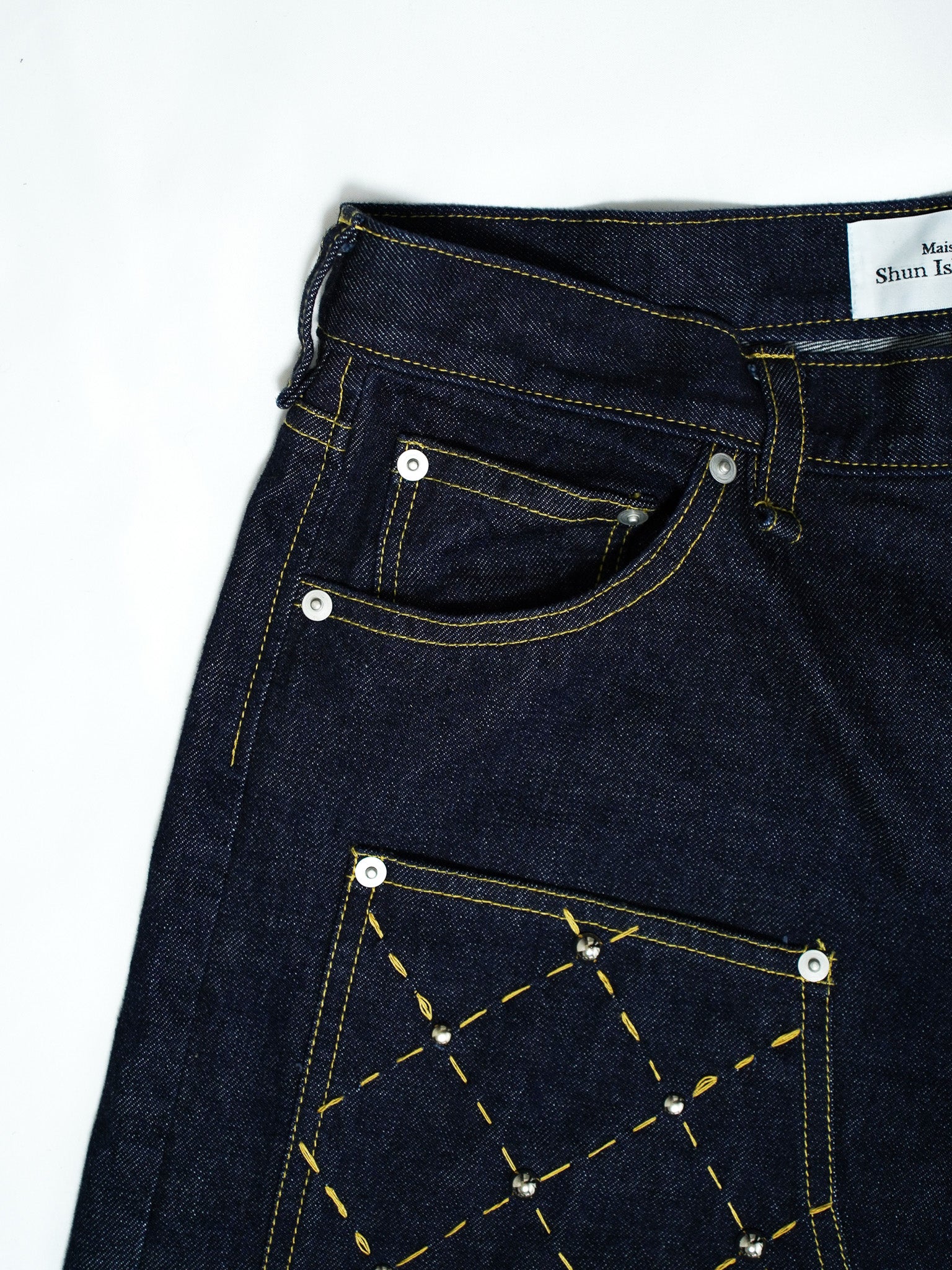 Double Knee Sashiko Jeans 2024AW