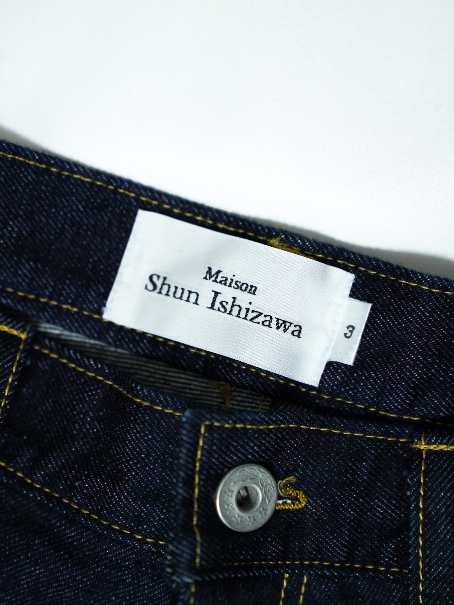 Double Knee Sashiko Jeans 2024AW