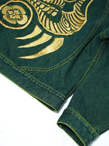 Over Dyed Daruma Denim Jaket 2024AW