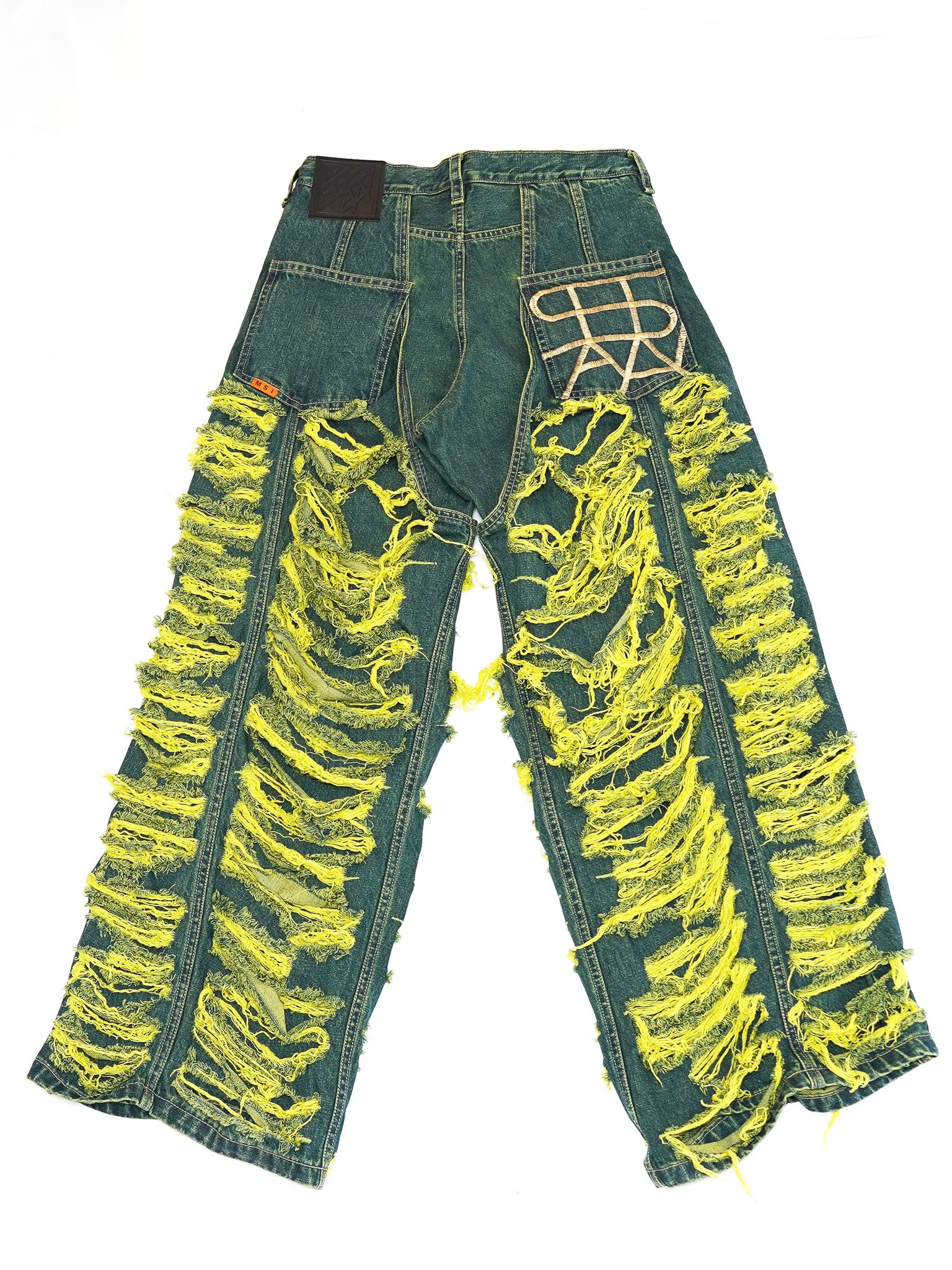 Over Dyed Layered Jeans 2024AW