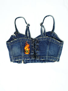 Riders Denim Bustier 2024AW