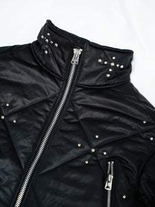 Studs Sashiko Batting Short Jacket 2024AW