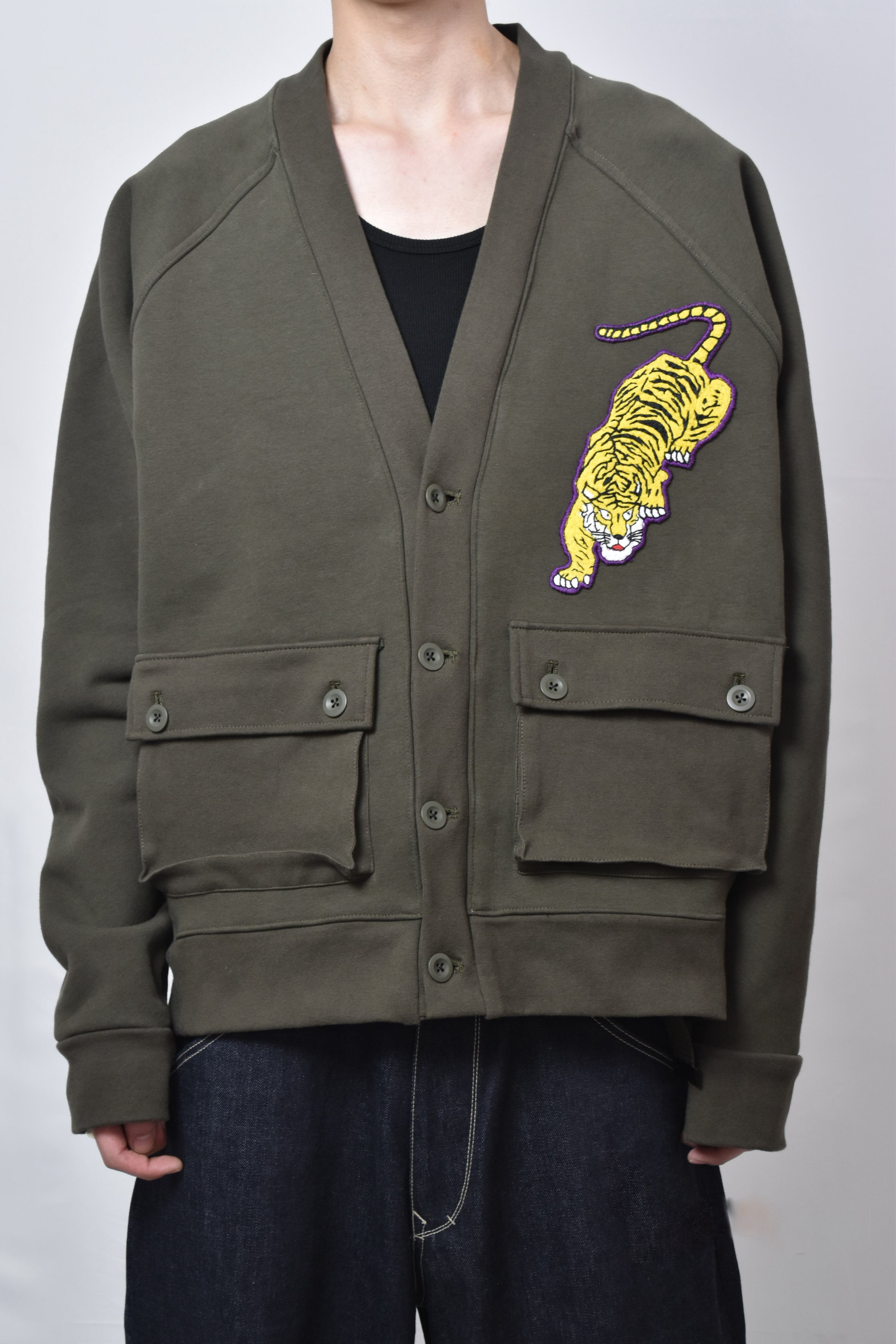 TIGER EMBROIDERY JACKET